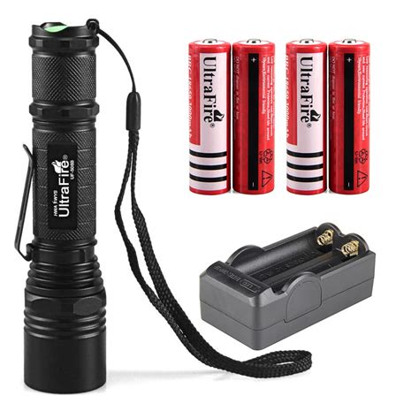 UltraFire Flashlight Adjustable Rechargeable Batteries Doc