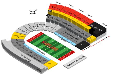 Umd Football Seating Chart