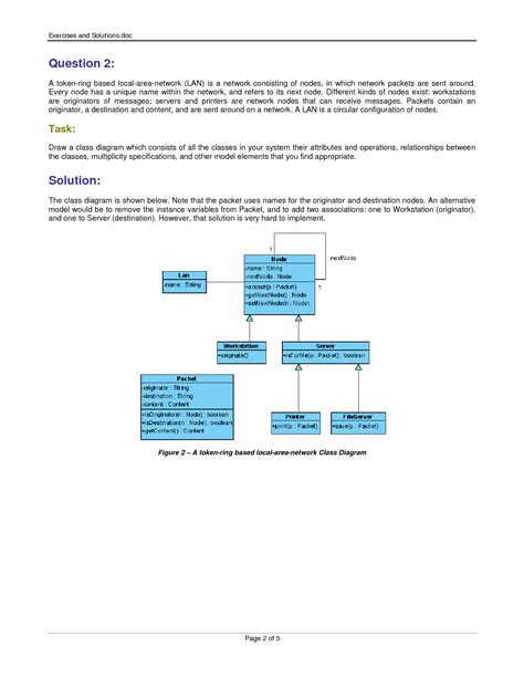 Uml Class Diagram Exercises Solutions Reader