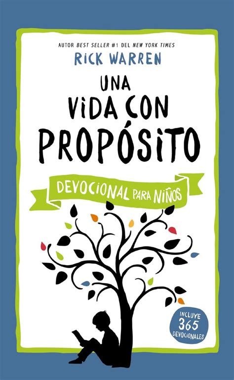 Una vida con propósito Devocional para niños Spanish Edition