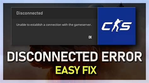 Unable to connect to the game server