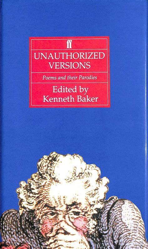Unauthorized Versions Poems and Their Parodies Reader