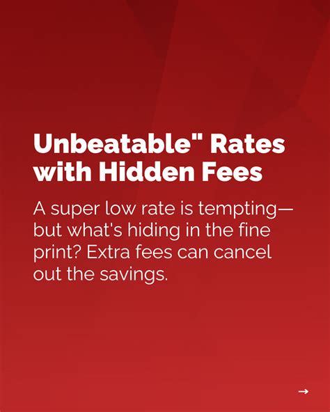 Unbeatable Rates and Low Fees: