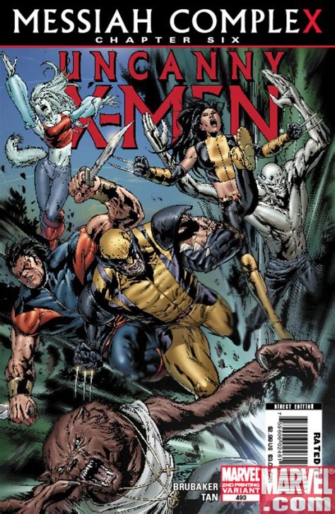Uncanny X-men 493 2nd Print Variant Cover Edition Kindle Editon