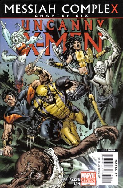 Uncanny X-men 493 2nd Print Variant Cover Edition Kindle Editon