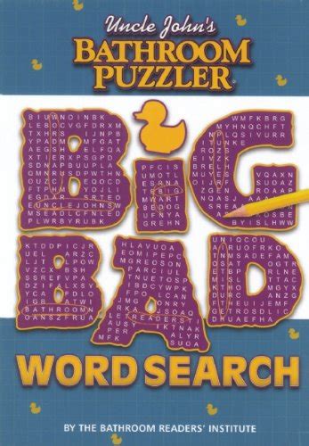 Uncle John s Bathroom Puzzler Big Bad Word Search Puzzlers Doc
