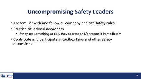 Uncompromising Safety: