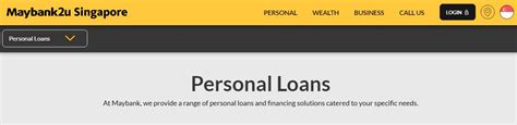 Uncover the Comprehensive Guide to Maybank Personal Loans in Singapore