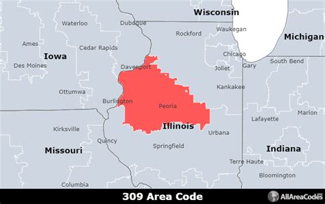 Uncover the Heart of the Prairie State: Explore the 309 Area Code Location