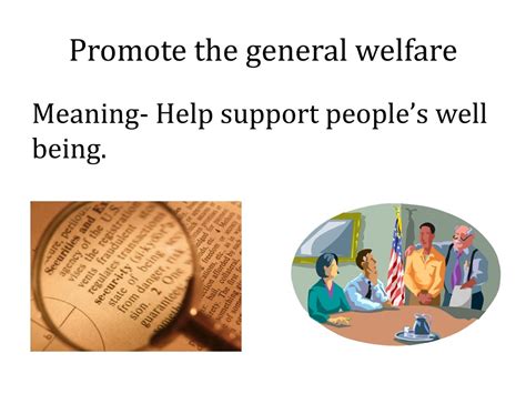 Uncover the Meaning of 'Promote the General Welfare': A Comprehensive Guide