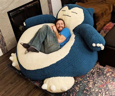 Uncover the Snorlax-Sized Comfort of the Ultimate Bean Bag