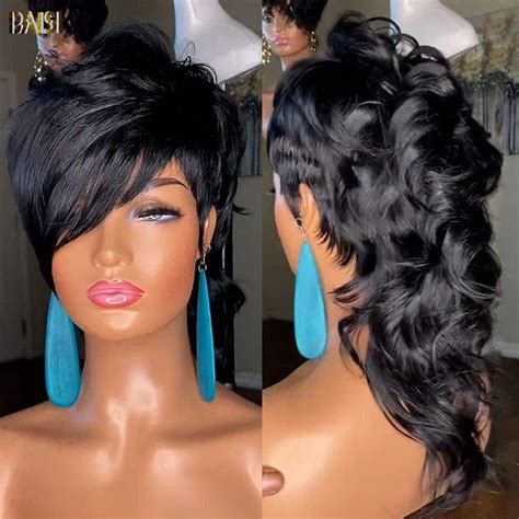 Uncover the Ultimate Style Statement: Wigs For Women Black Cropped Wavy Boycuts Wigs 2025