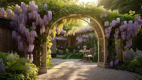 Under the Wisteria Arch: A Journey of Enchanting Beauty and Enduring Strength