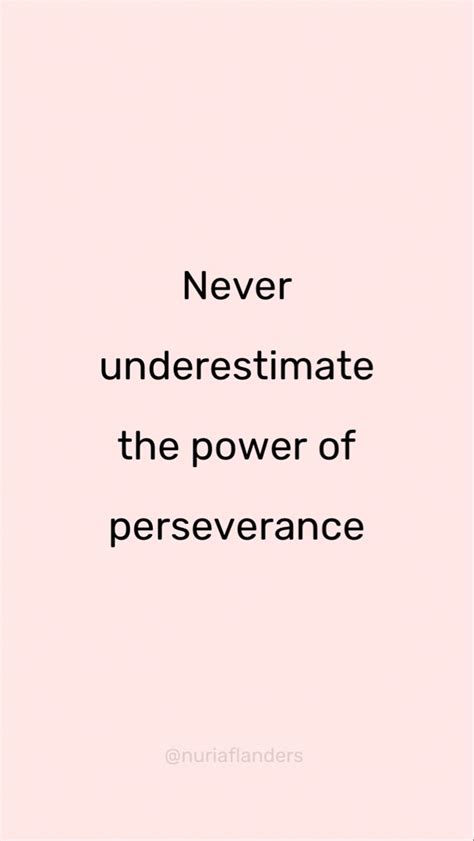 Underestimating the Power of Perseverance: