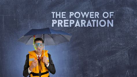 Underestimating the Power of Preparation: