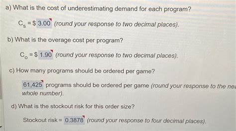 Underestimating the demand: