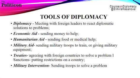 Underestimating the importance of diplomacy: