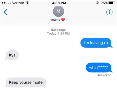 Understanding "kys text" Meaning