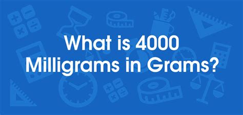 Understanding 4000 Milligrams