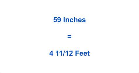 Understanding 59 Inches in Feet: A Comprehensive Guide