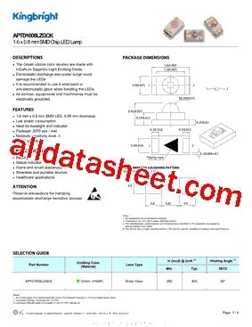 Understanding APTD1608LZGCK