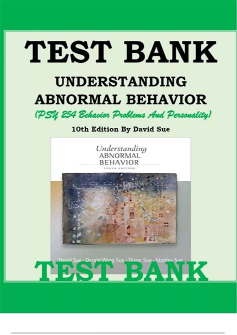 Understanding Abnormal Behavior PSY 254 Behavior Problems and Personality Kindle Editon