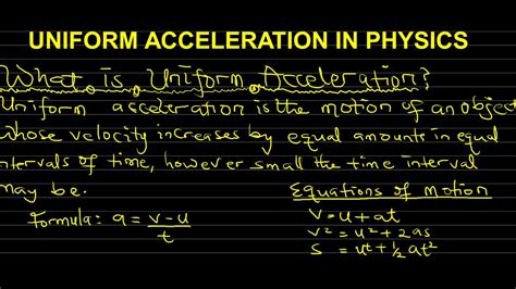 Understanding Acceleration