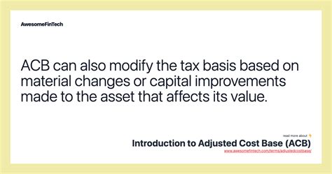 Understanding Adjusted Cost Base (ACB): A Comprehensive Guide for Stocks