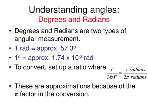 Understanding Angles and Radians