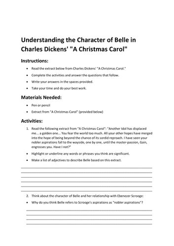 Understanding Belle's Character: