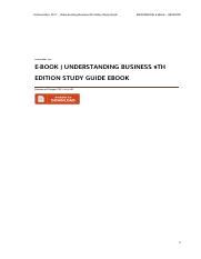 Understanding Business 9th Edition Study Guide Ebook Reader