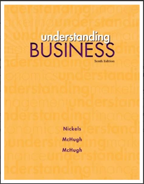 Understanding Business Nickels 10th Edition Pdf Kindle Editon