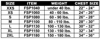 Understanding Champro Padded Shirt Sizes