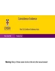 Understanding Coincidence