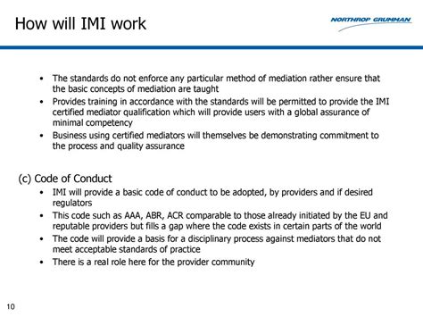 Understanding Conduct IMI