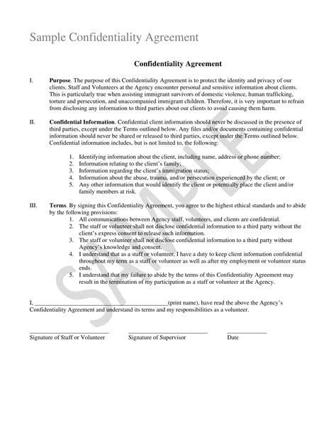 Understanding Confidentiality Agreements