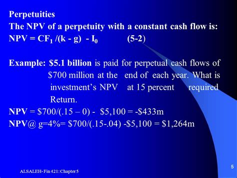 Understanding Constant Cash