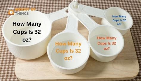 Understanding Cups and Ounces