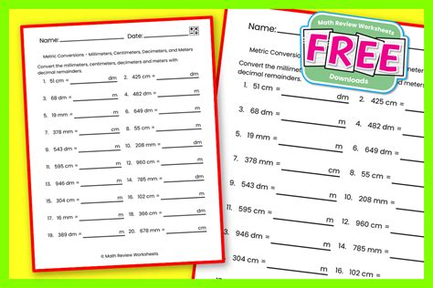 Understanding Decameters and Centimeters