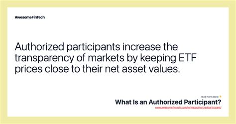 Understanding ETF Authorized Participants