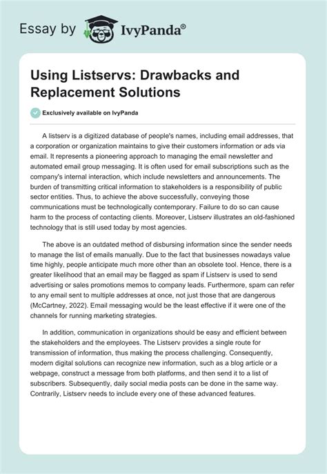 Understanding Emory Listservs