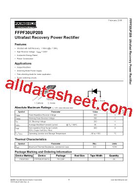 Understanding FFPF30UP20STU