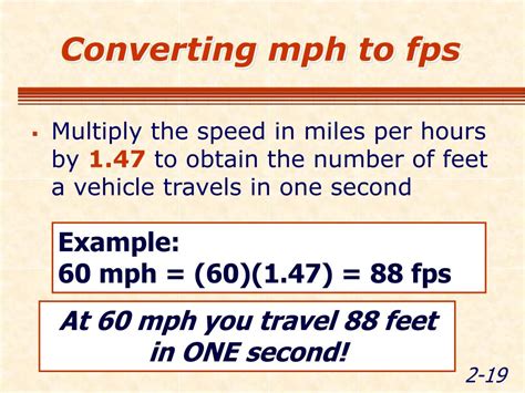 Understanding FPS and MPH