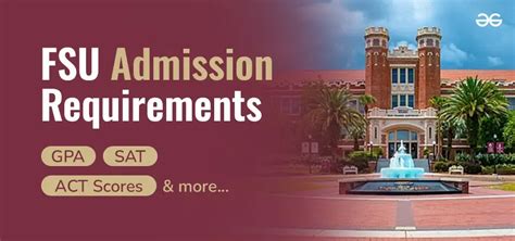 Understanding FSU's Admission Requirements