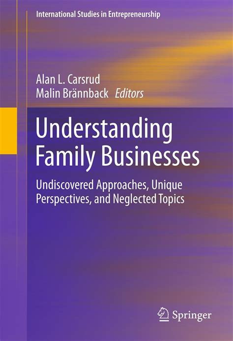 Understanding Family Businesses Undiscovered Approaches PDF