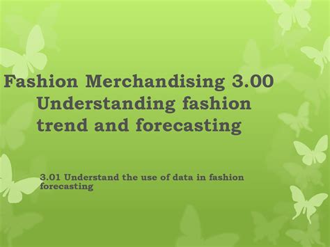 Understanding Fashion Merchandising