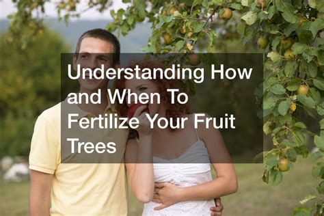 Understanding Fruit Tree Fertilization