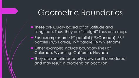 Understanding Geometric Boundaries