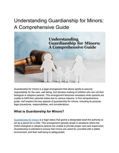 Understanding Guardianship: A Primer