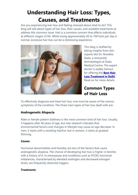 Understanding Hair Loss: Types and Causes